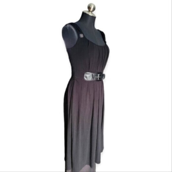 Y2K VEX Black Cotton Sleeveless Dress - Picture 3 of 7